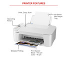 Pixma Ts3722 Wireless All In One Home Printer With Scanner And Copier  New
