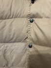 Vintage Vest Men   s Beige Puffer Sleeveless Outdoor Athletic Quilted