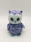 Ty Beanie Boos Oscar Owl 2017 Stuffed Animal Plush 7   Blue   Purple  p1