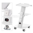 Mobile Dental 3-layer Trolley Cart 5 Drawers Cabinet Acrylic Wooden Rolling Cart