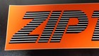 Zip 106 Fm Cleveland Ohio Radio Station Orange Black White Bumper Sticker