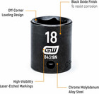 Gearwrench 209 Piece Sae metric 1 4   3 8     1 2  Drive Master Impact Socket Se