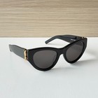 Saint Laurent Sl M94 Cat Eye Sunglasses Black Frame 53-20-145 Made In Italy