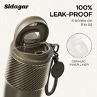 Sidagar 20oz Ceramic Lined Insulated Tumbler Travel Coffee Mug Leakproof Cup
