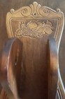 Vintage Wooden Wall Mounted Grocery List Roll Paper Holder Fruit Design 19 5 