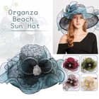 Womens Fascinators Hat Kentucky Derby Church Dress Bridal Tea Party Wedding Hat