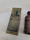 Antique Hoppe s Nitro Solvent No 9 Cork Top Bottle With Box