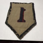 Us Army 1930 s-ww 2 1st Infantry Division Patch Big Red One Vintage 