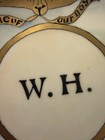 Wallis Hood Brooklyn Robins 1920s Presentation Painted Plate  Ooak