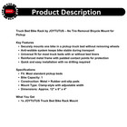 Truck Bed Bike Rack By Joytutus     No Tire Removal Bicycle Mount For Pickup