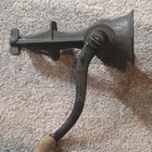 Keystone No  20 Cast Iron Manual Hand Crank Clamp-on Meat Grinder Gray