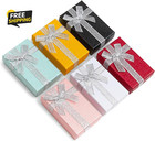 24 Pack Jewelry Gift Box Set With Lids And Ribbon Bows bulk Smal Cardboard Boxes