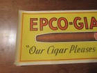 Vintage Epco Giants Cigar Paper Litho Poster Sign