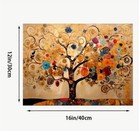 Canvas Wall Art  Tree Of Life By Gustav Klimt    12 X 16  Unframed    371