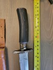 Wwii Stag Handle German Boot Knife By Gottlieb Hammesfahr Solingen-foche 