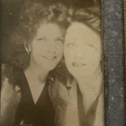 Vintage Photomatic Photobooth Photo Two Women 1940s Photograph