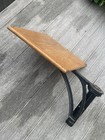 Vintage 1900 Cast Iron Adjustable Swing Arm Work Bench Table Office Factory