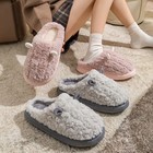Womens Fleece Lined Slippers Plush Warm House Shoes Non Slip Indoor Outdoor