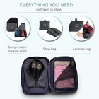Expandable Carry-on Backpack Overnight Weekender For Travel   Business
