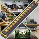 12 Outlet Heavy Duty Metal Surge Protector Power Strip With 6 Ft Cord Ul Listed