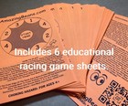 60  Authentic Real Mexican Jumping Beans In A Sack - Incl  6 Racing Game Sheets