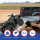 2 Pack 60 x12  Aluminum Trailer Ramps 6000 Lb Car Atv Utv Mower Loading Ramps