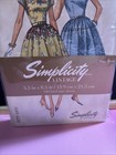 Simplicity  vintage  Notebook Lined 4492 Fashion Illustrations 120pg  Sealed Nwt