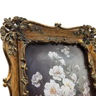 4x4 Small Vintage Picture Frame  Antique Bronze Gold Ornate Square Photo Frame