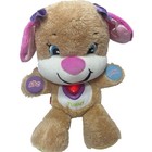 Fisher Price Abc Baby Plush Bear  Interactive Learning Talking Tummy Musical Toy