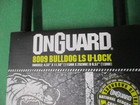 Onguard 8009 Bulldog Series U-lock 4 5 X 11  Black yellow Includes Bracket