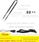 Camera Neck Strap thin Camera Strap Or Binoculars Strap Black