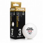 3 Pack Stiga 3 Star 40  Table Tennis Balls Abs Seamed Durable Ping Pong