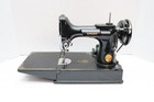 Vintage 1948 Singer Featherweight Sewing Machine 221 W case   Peddle Antique