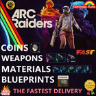     arc Raiders    coins Blueprints Weapons Materials    fast Delivery    virtual Item