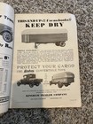 Vtg 1932 Commercial Car Journal Reo Truck Advertisement Front Cover