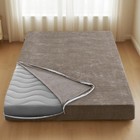 Full Size Armless Futon Mattress Cover - Soft Chenille Slipcover For Sofa  Floor