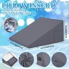 Hunnmingre 25 x25 x8  Cooling Bed Wedge Pillow Case Cover  only Pillow Case     