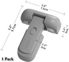 Child Proof Refrigerator Fridge Freezer Door Lock Apply To Max 1  Sealing Strip