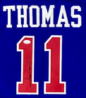 Isiah Thomas Signed Autographed Custom Blue red Jersey Jsa Authentic