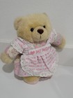 Vintage 1996 Avon I Love My Mom Stuffed Plush Teddy Bear Toy 9  Collectible
