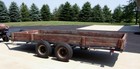 Custom Heavy Duty Tandem Flatbed Car Trailer