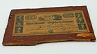1840 Bank Of United States Philadelphia  1000 Bank Note  8894 Mounted On Wood