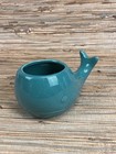 Whale Tiki Mug Blue Glazed Ceramic Cup 6 25  Long 14 Fl Oz  New
