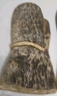   Vintage Pair Fur   Leather Mittens Gauntlet Eskimo Gloves