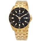 Citizen Men s Quartz Black Dial Yellow Gold Tone Watch - Bi5052-59e New