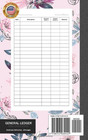 General Ledger Mini Cash Book  Small Ledger Book  120 Pages   5x8 Inches  Vintag
