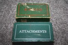 2 Vintage Singer Sewing Machine Attachments Parts Lot Accessories Boxes Presser