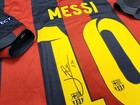 Lionel Messi Signed Autographed Jersey Barcelona Fanatics Authentic 