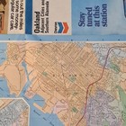 Oakland   Adjacent Cities Street Map Paper Highway Travel Road Guide C1974 M-84
