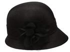  1920 s Inspired Women s Gatsby Linen Cloche Hat With Lace Band And Flower